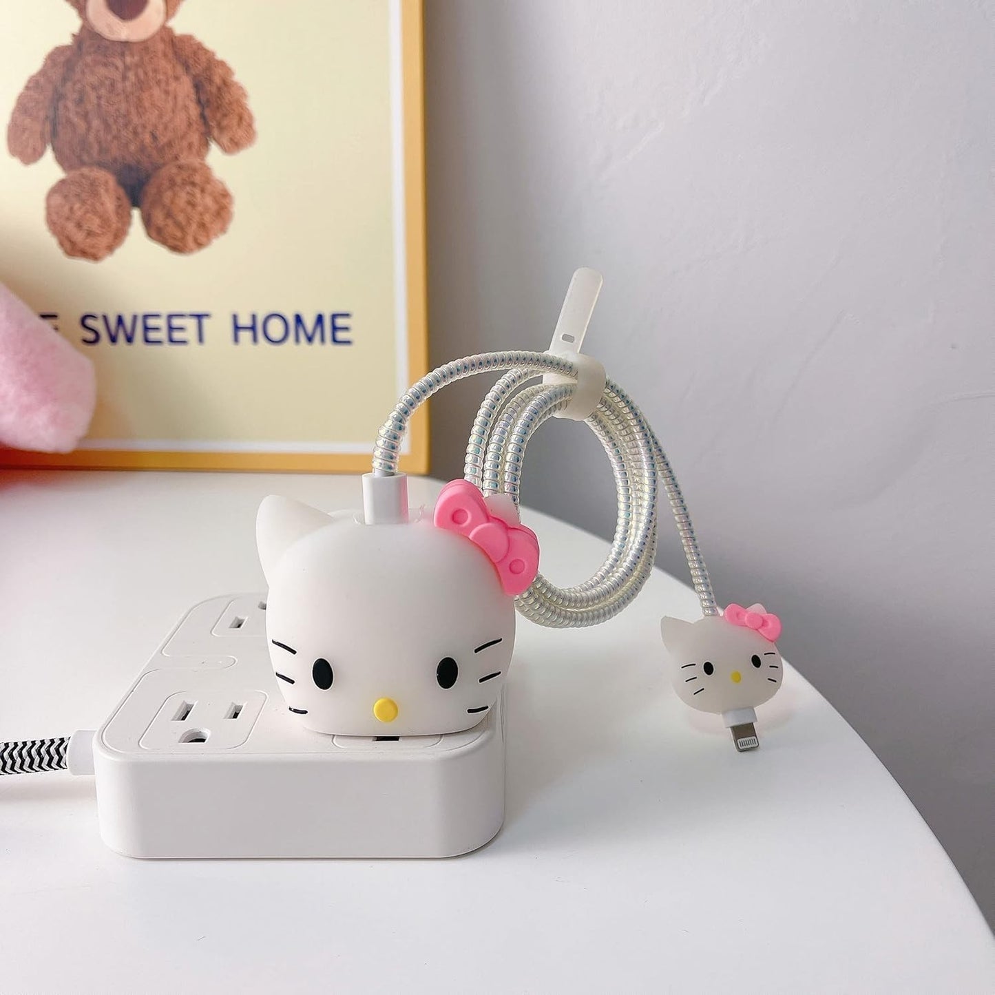 Cute 3D Wall Charger Protector Case Compatible with Apple 20W USB-C Adapter