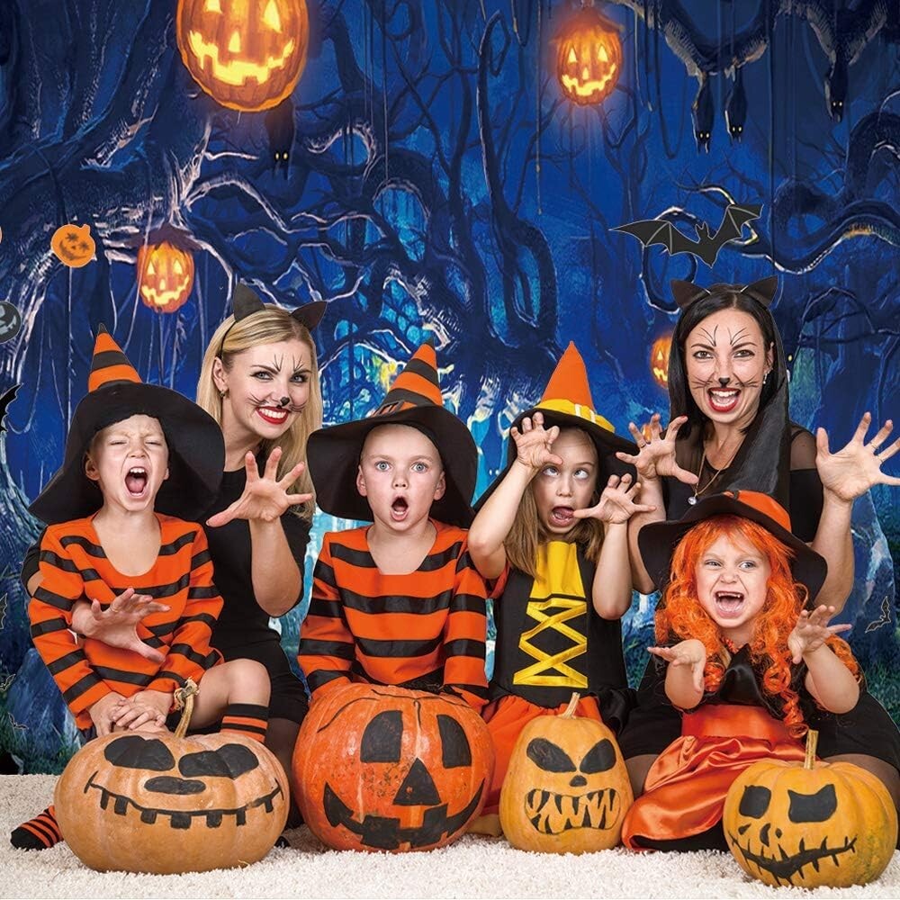 SJOLOON Halloween Backdrops Photography Party Decoration Scenes 10X10ft