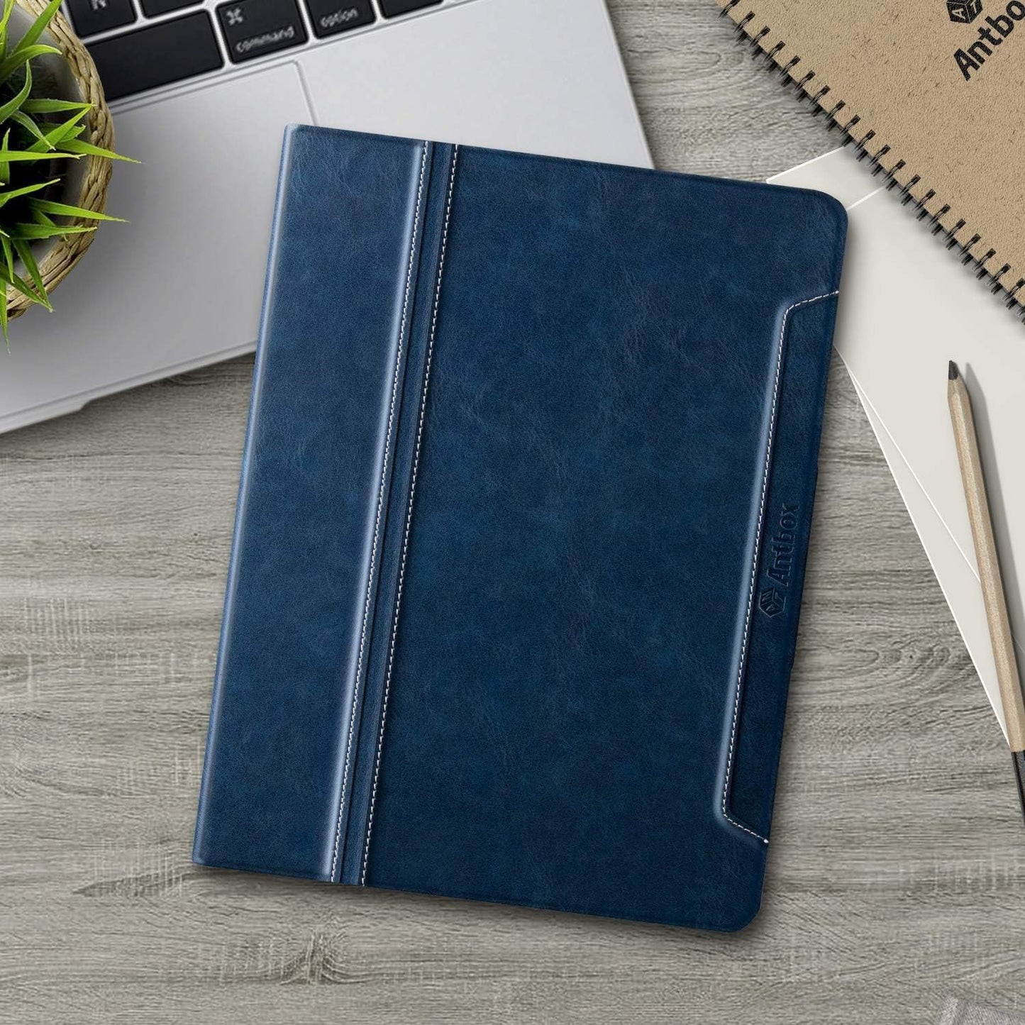 Antbox Case for iPad 9.7" Air 1/2 Pro 6th/5th Gen – Smart Cover w/ Pencil Holder