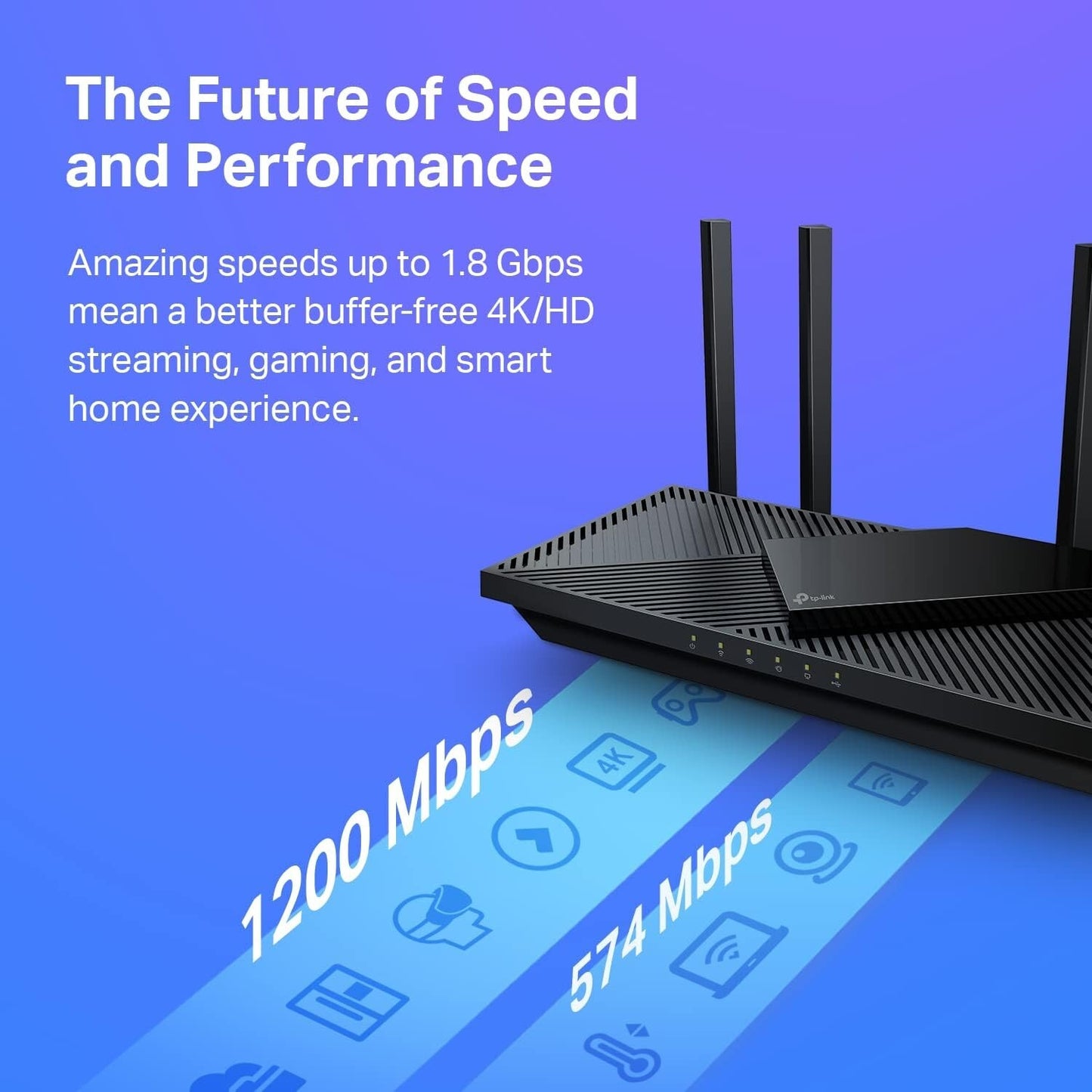 TP-Link AX1800 AX21 Router WiFi 6 Dual Band Wireless Internet Router V4 Archer