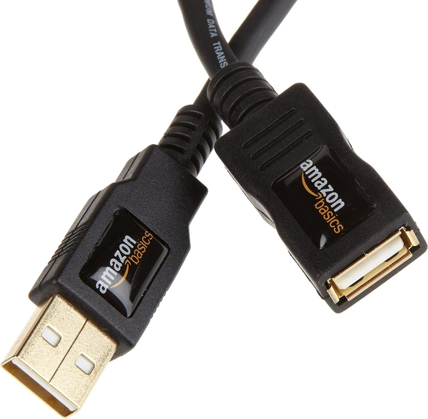 USB Amazon Basics 20 Extension Cable AMale to AFemale Adapter Cord