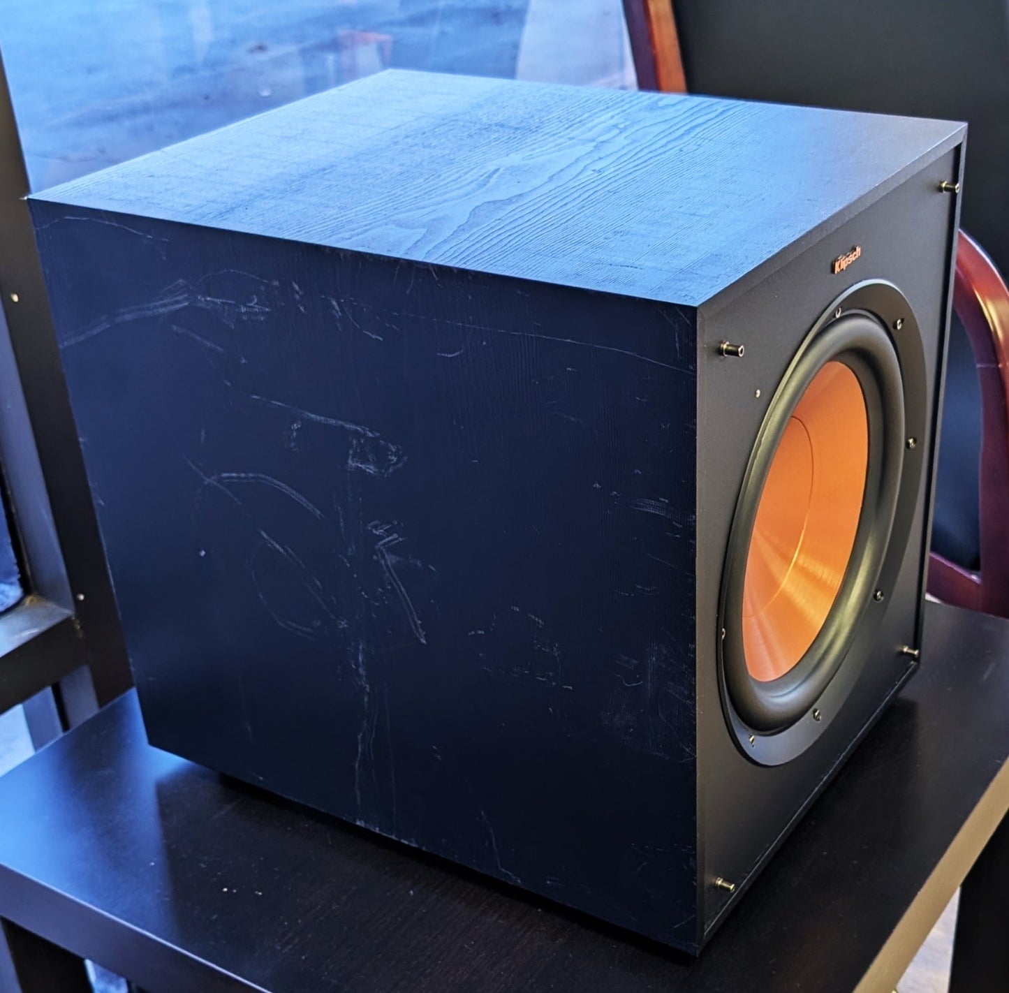 Klipsch R-100SW 10" Subwoofer – Deep Bass, All-Digital Amp, Black