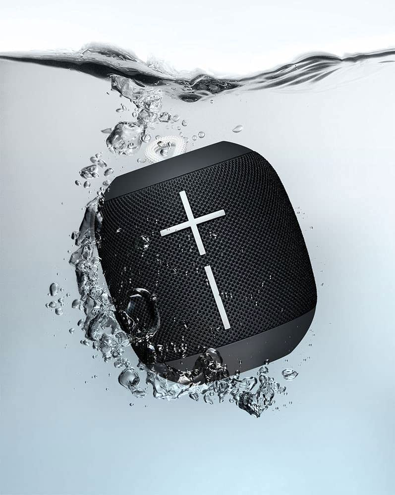 WONDERBOOM Ultimate Ears Waterproof Portable Bluetooth Speaker 2-Pack, Black