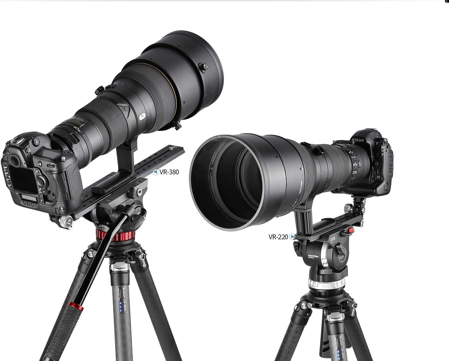 Leofoto VR-380 380mm Long Lens Support for Manfrotto/Sachtler Tripod Head