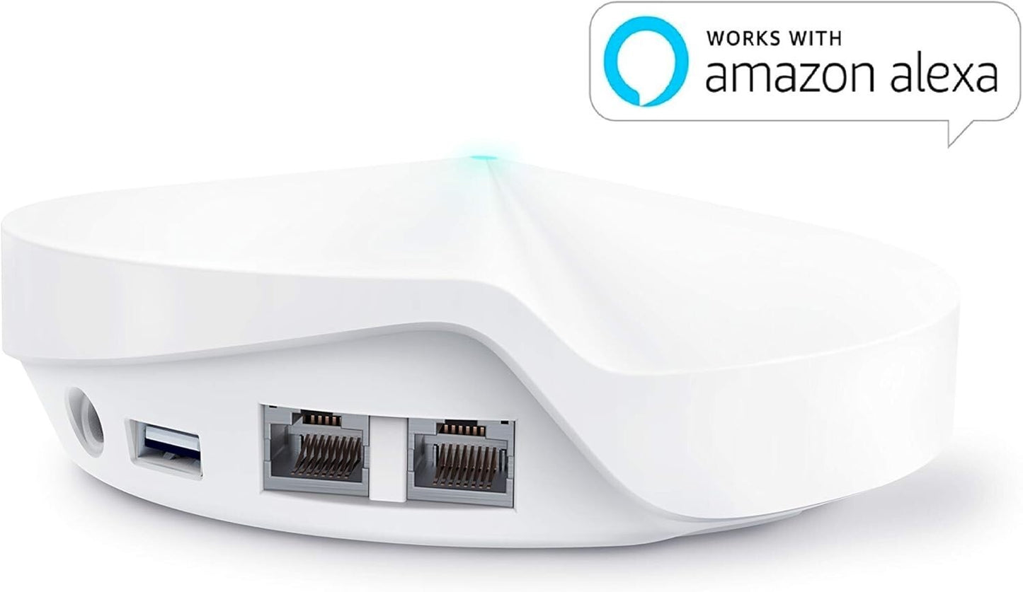 TP-Link AC2200 Smart Hub Deco M9 Plus Smart Home Mesh WiFi System White 1 pc