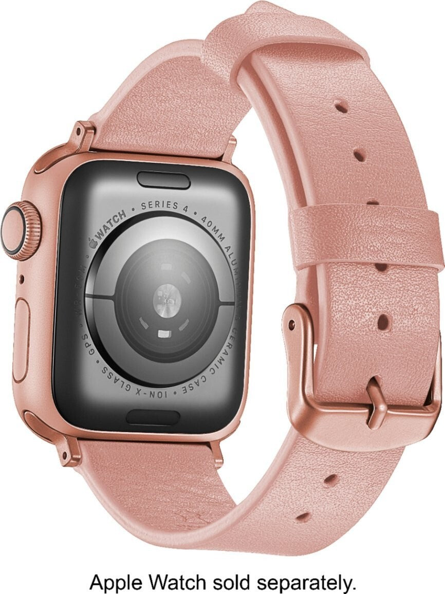 PT-AWB40PKL Platinum Genuine Leather Band 38mm 40mm Pink