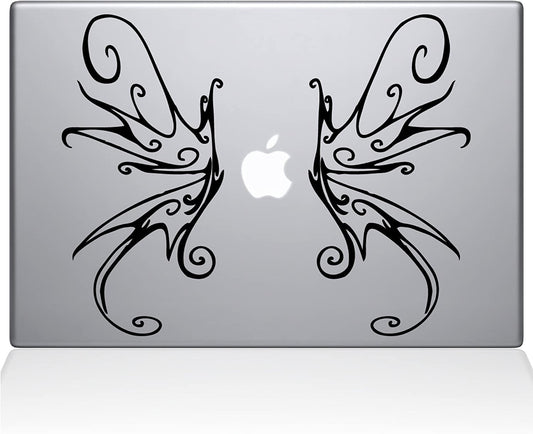 Decal Guru Swirly Wings MacBook Decal Vinyl Sticker 13 MacBook Pro