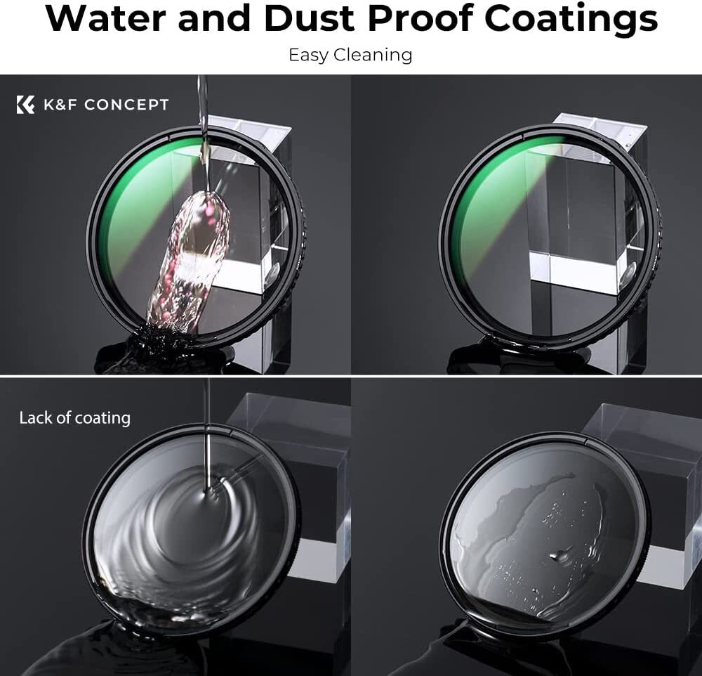 ND2 ND32 KF Concept 82mm Fader ND Filter Neutral Density Variable Filter to