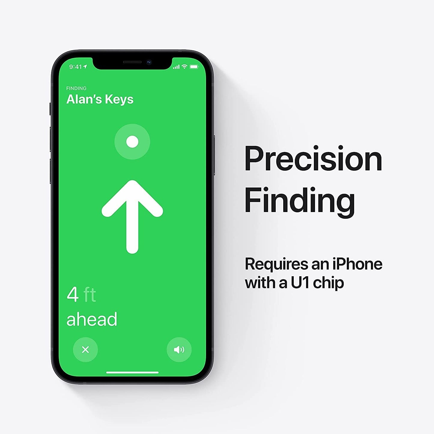 Apple AirTag Bluetooth Tracker – Silver (MX532AM/A) Precision Find