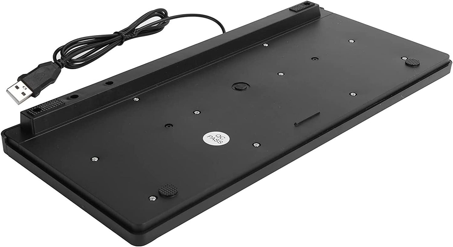 YYOYY K1000 UltraThin Mini MultiFunction Keyboard UltraLong Cable