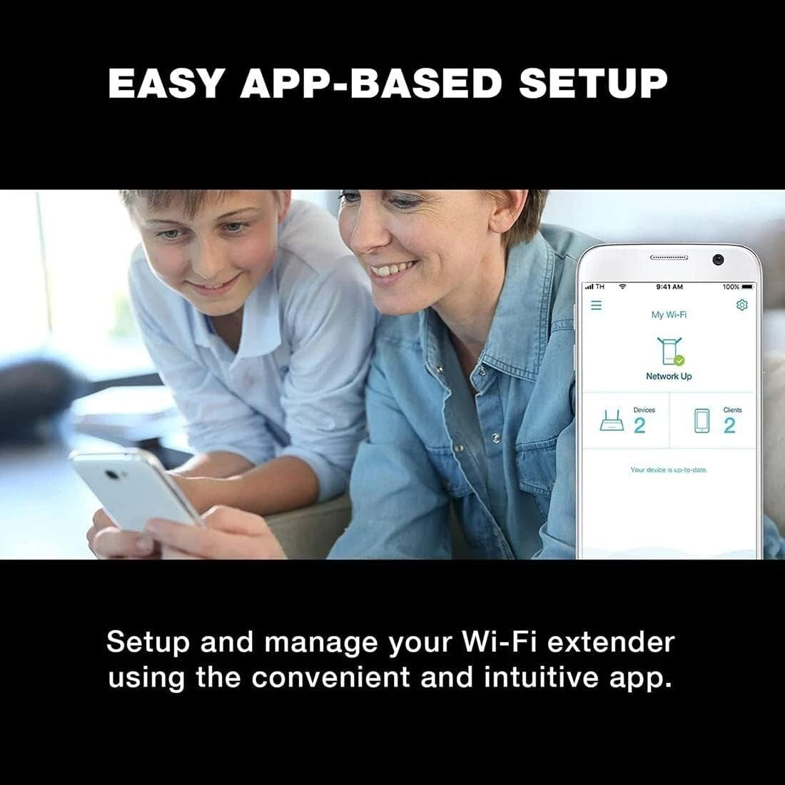 AX1800 2600 DLink Mesh WiFi 6 Range Extender sqft Dual Band Repeater