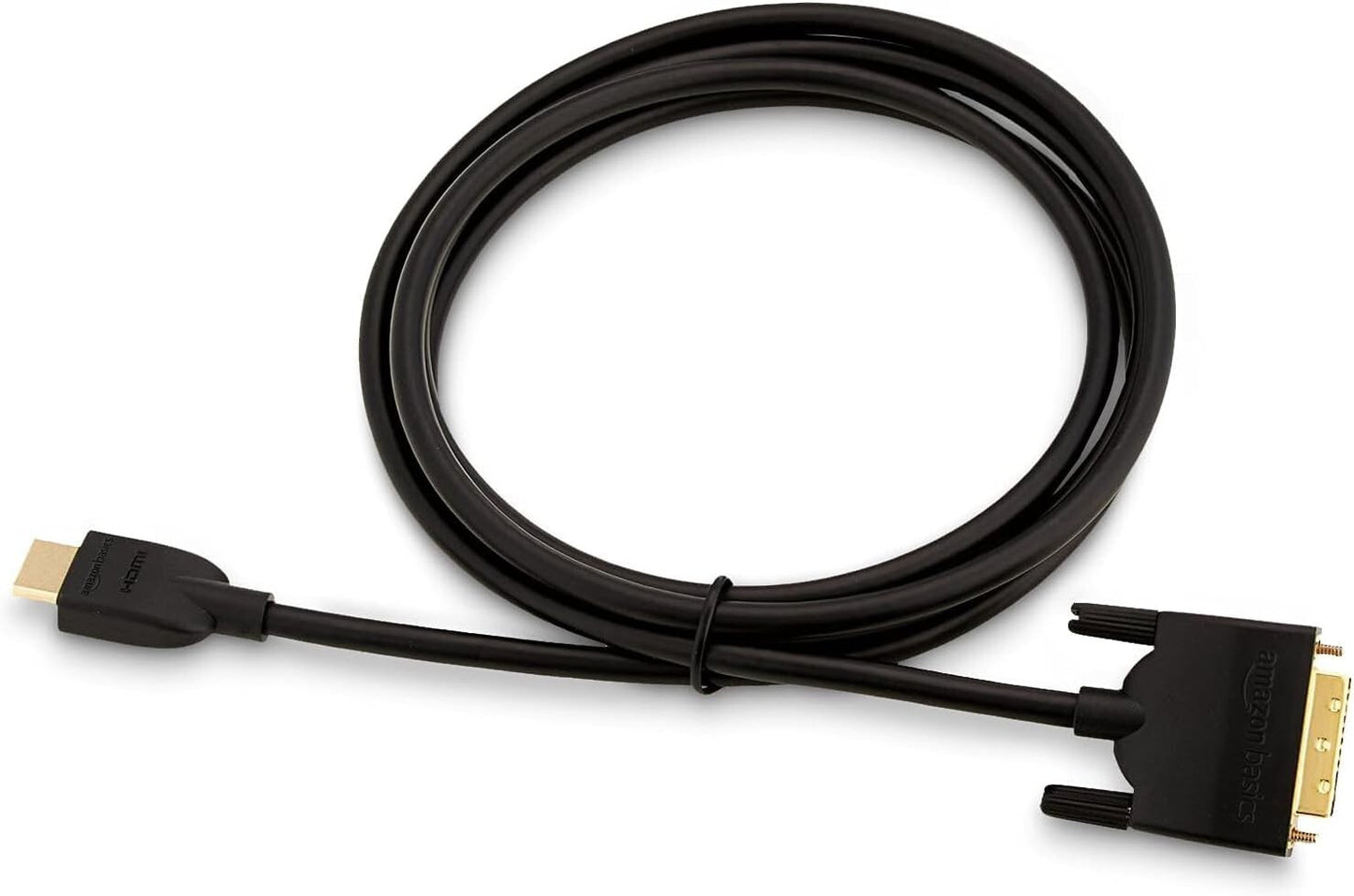 HDMI DVI Amazon Basics to Male Adapter Cable BiDirectional 6 ft18 m