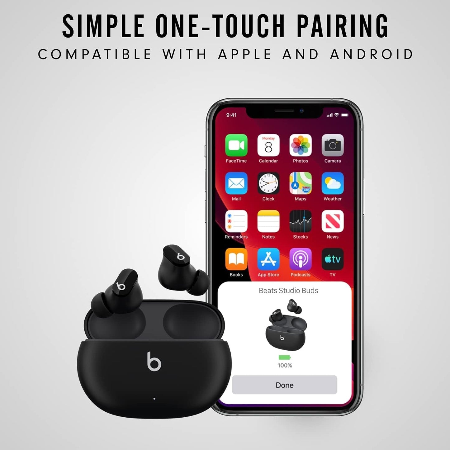 Beats Studio Buds True Wireless Noise Cancelling Earbuds Black