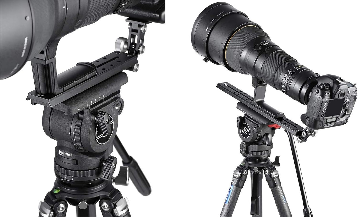 Leofoto VR-380 380mm Long Lens Support for Manfrotto/Sachtler Tripod Head