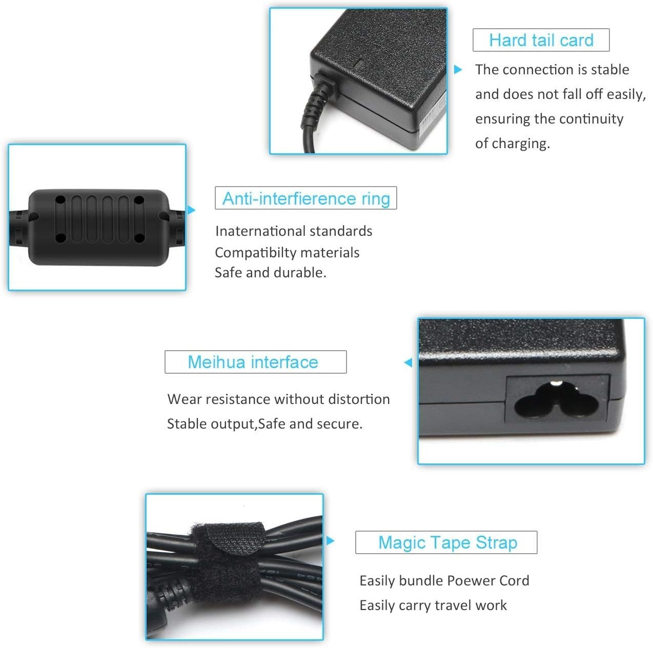 Vanzer 65W 19.5V 3.34A Charger for Dell Inspiron 15 14 13 17 Series 5559 5558
