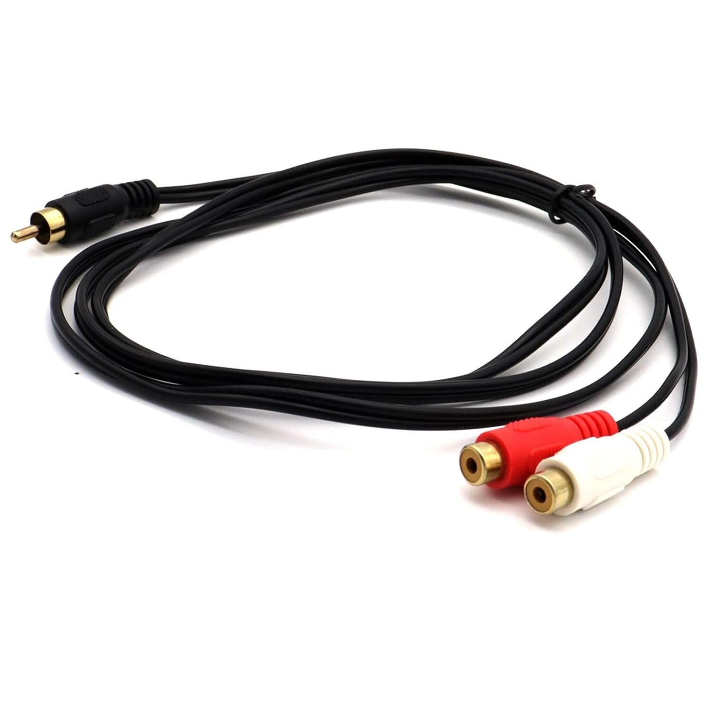 MOTONG RCA Gold Plated to Splitter Cable to Male to Female Stereo