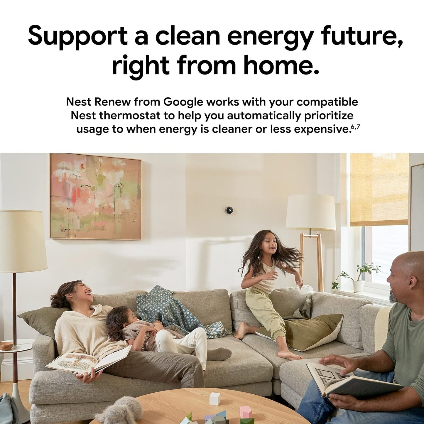 Google Nest Thermostat 3rd Gen Smart Programmable Alexa Compatible Mirror Black