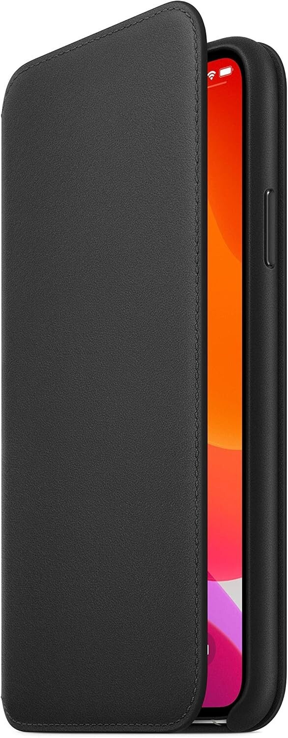 Apple Leather Folio iPhone 11 Pro Max Black Slim Fit Wireless