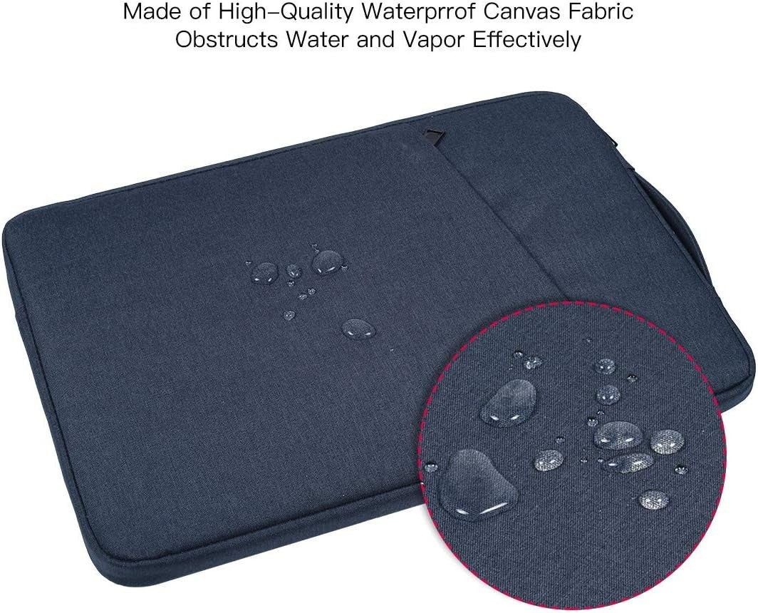 Blue Laptop Sleeve 15.6" Fits HP Pavilion, Dell Inspiron, Lenovo Chromebook Case