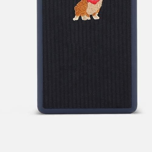 DesignSkin Note 9 Corduroy Embroidered Cloth Covered Thin Fit Lightweight