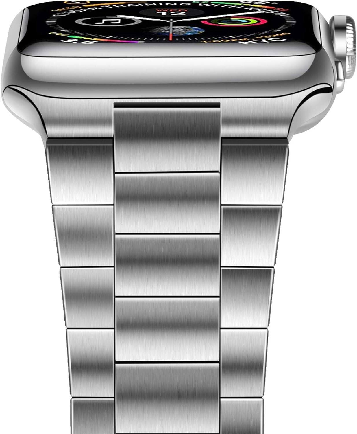 iiteeology Compatible w Apple Watch Band 49mm Ultra 45 44mm Upgraded Stainless