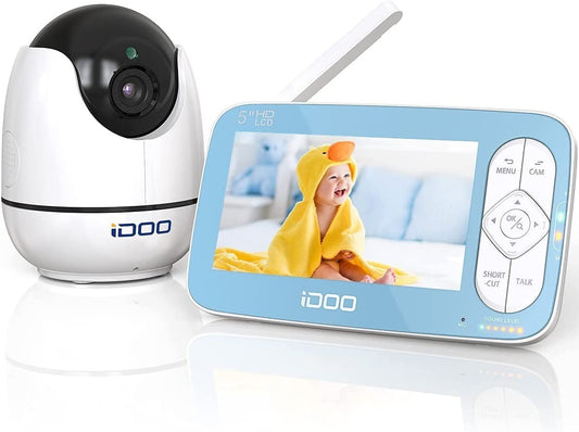 iDOO Baby Monitor Camera Audio Video Baby Monitor no WiFi w Night