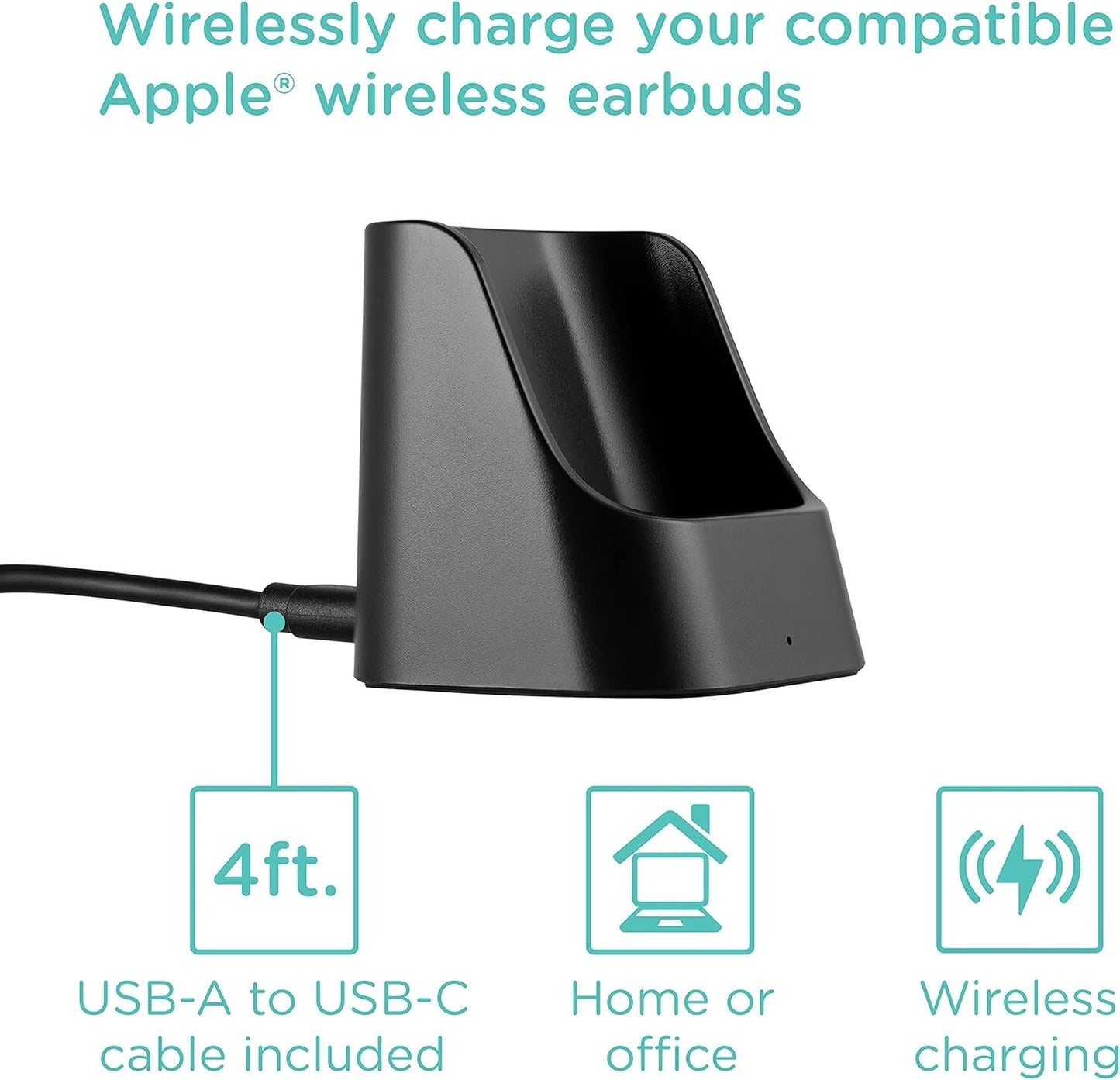 Cordinate Wireless Charging Station Compatible Only w AirPods AirPods Pro