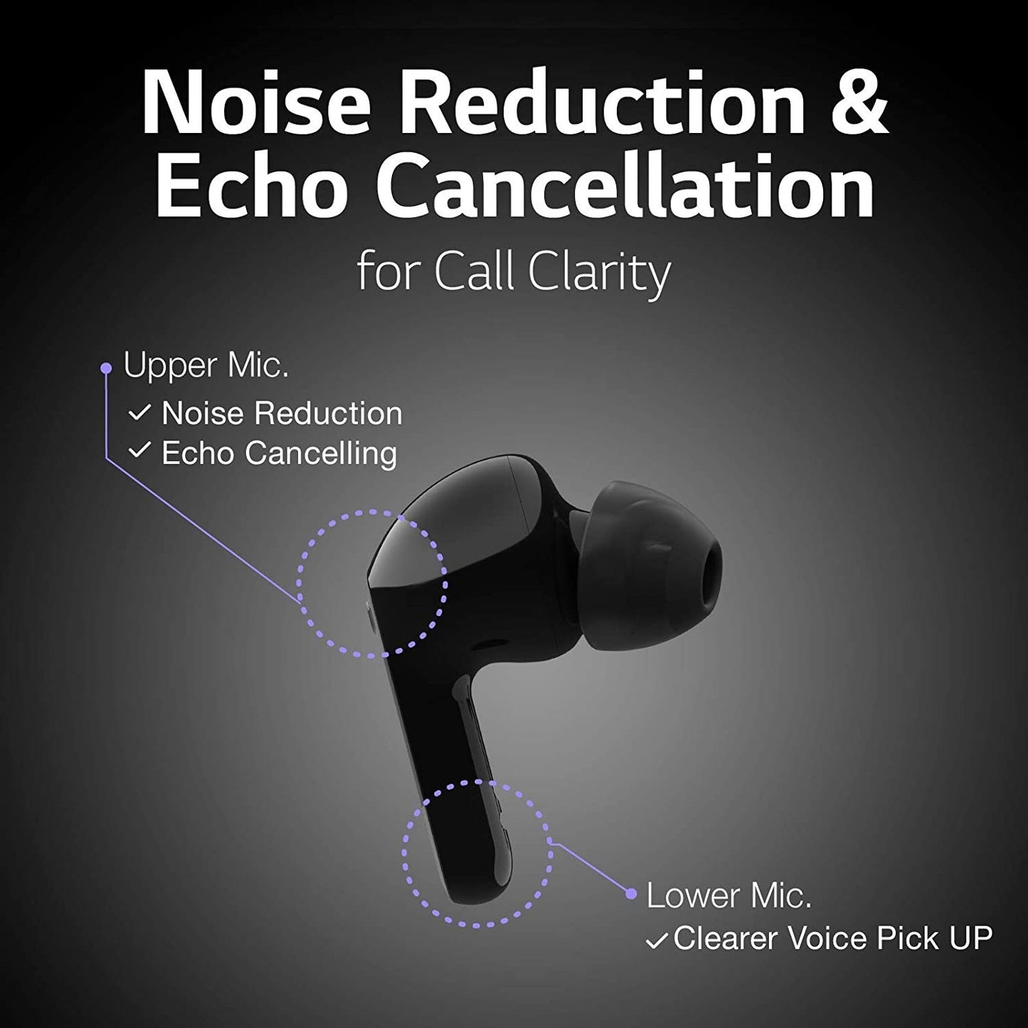 TONE FN7 LG Free Active Noise Cancelling True Wireless Bluetooth Earbuds