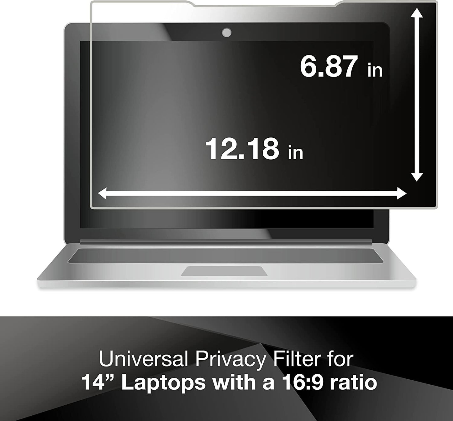 COMPLY 3M Privacy filter 14 Inch Widescreen Laptop Attachment FlipShare