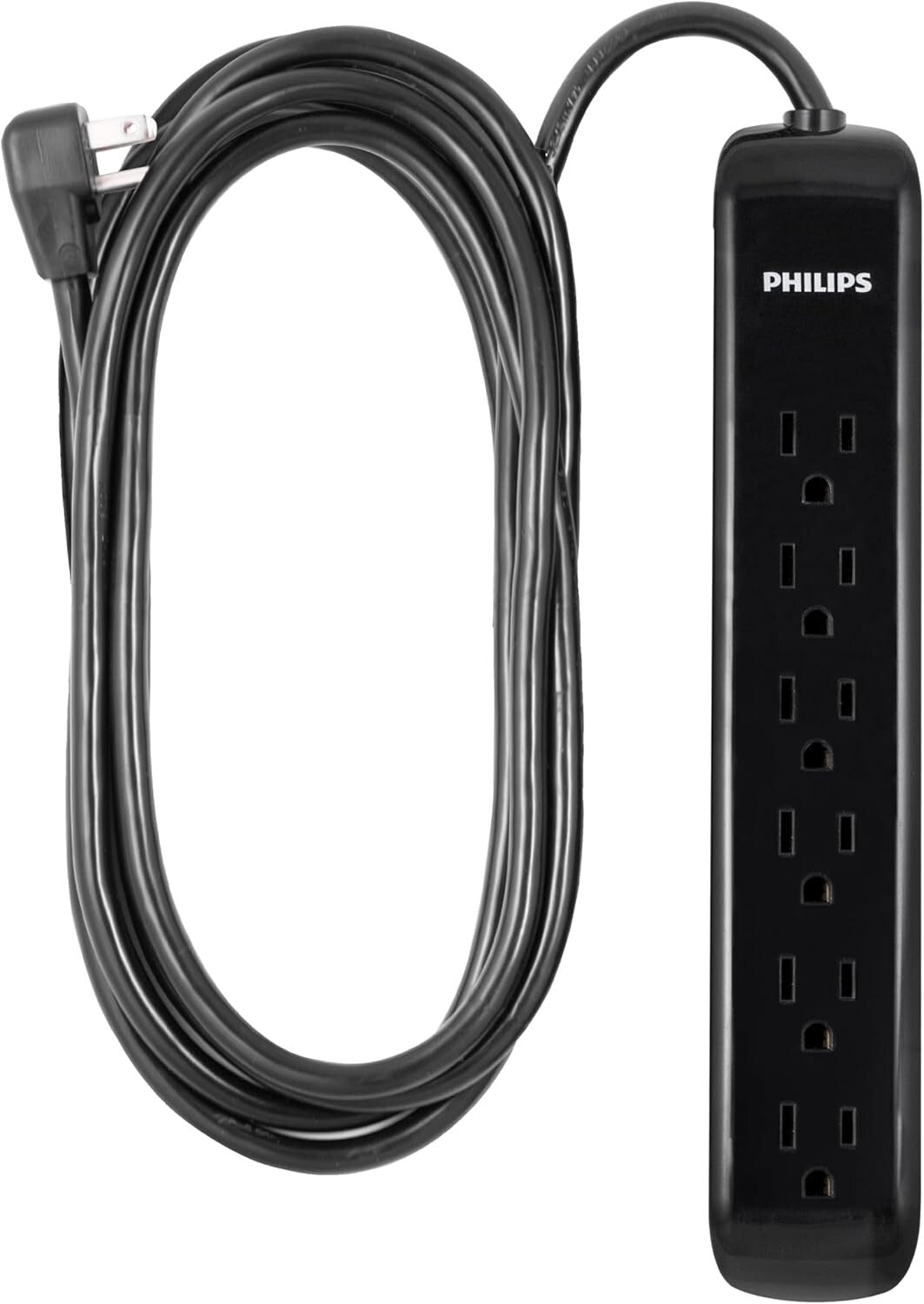 SPP6110BC 1080J Philips 37 6Outlet Surge Protector 10Ft Cord