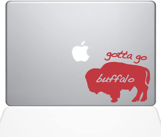 Decal Guru Gotta Go Buffalo MacBook Decal Vinyl Sticker 13 MacBook Pro