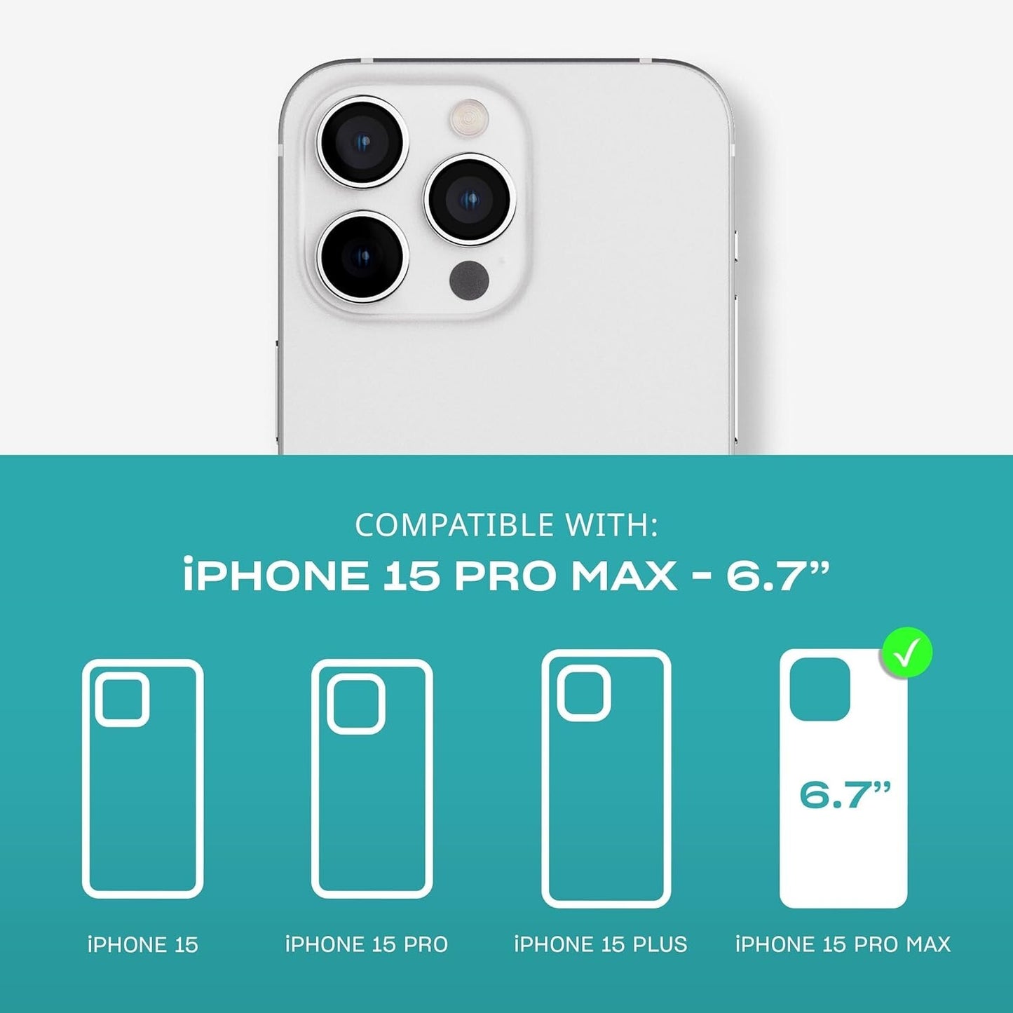 Tech21 Evo Clear iPhone 15 Pro Max Impact Protection Clear