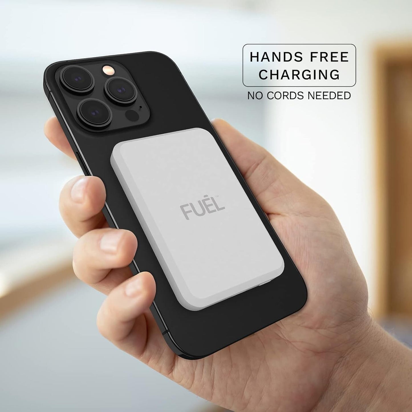 5000 USB-C iPhone Charger Fuel mAh Magnetic Wireless Portable w Port