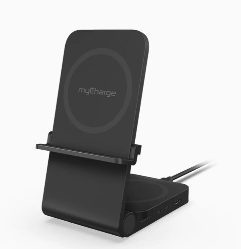 15W MyCharge True Universal 3in1 Qi Fast Charge Wireless Charging Stand