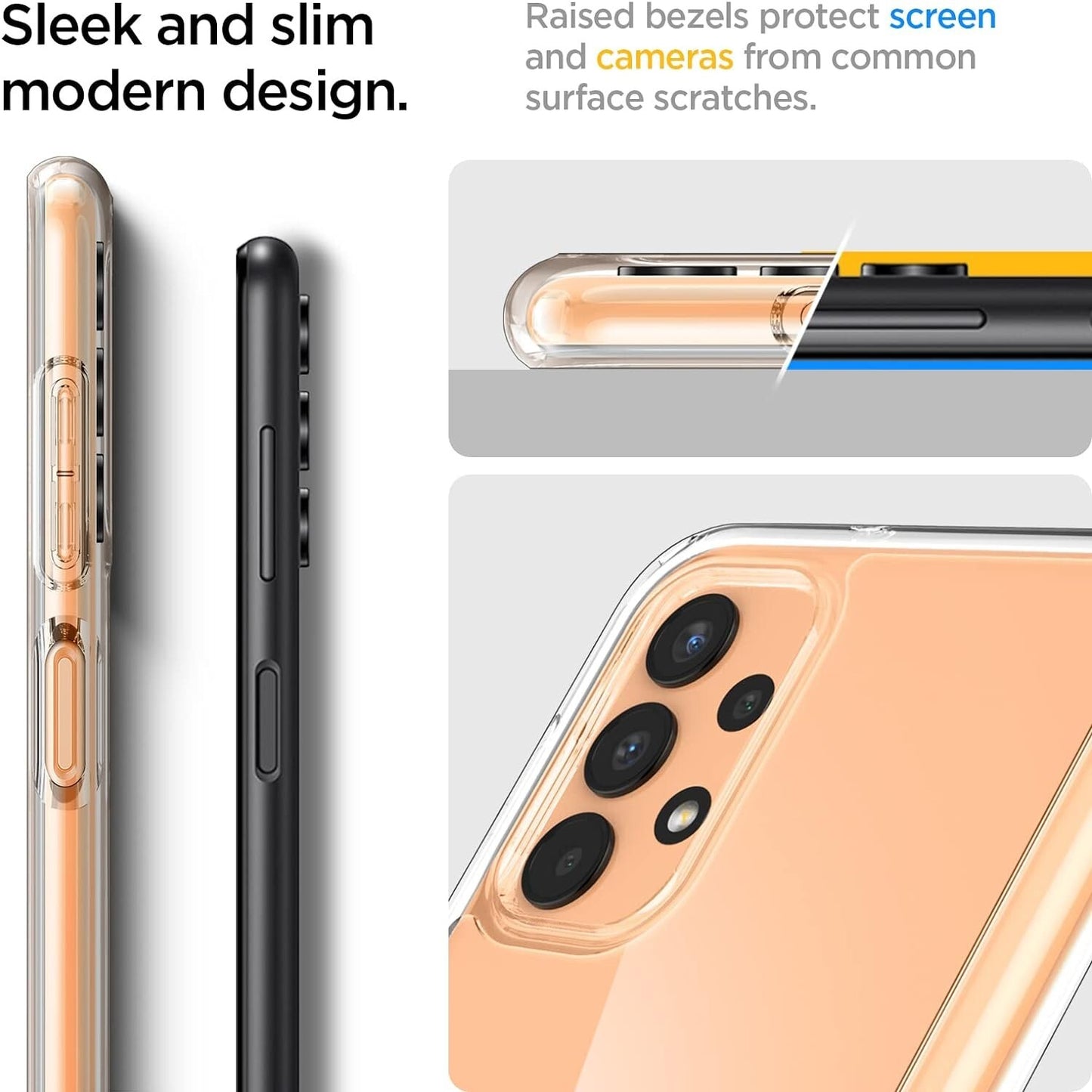 A13 2022 Spigen Ultra Hybrid Designed Galaxy Crystal Clear
