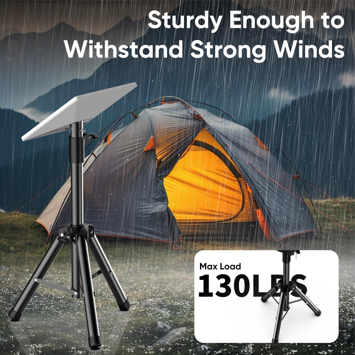 Tripod Bracket for Starlink Mini w/ Adapter Adjustable Portable RV Camping V4