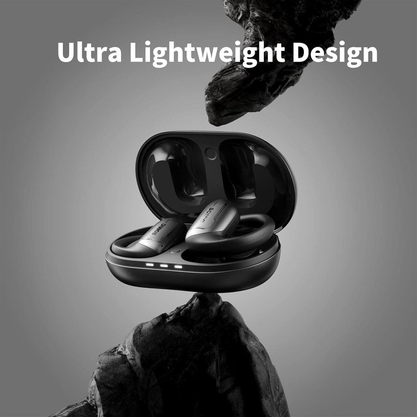 EASARS Open Ear Headphones True Wireless Open Ear Earbuds w 162mm Large Driver