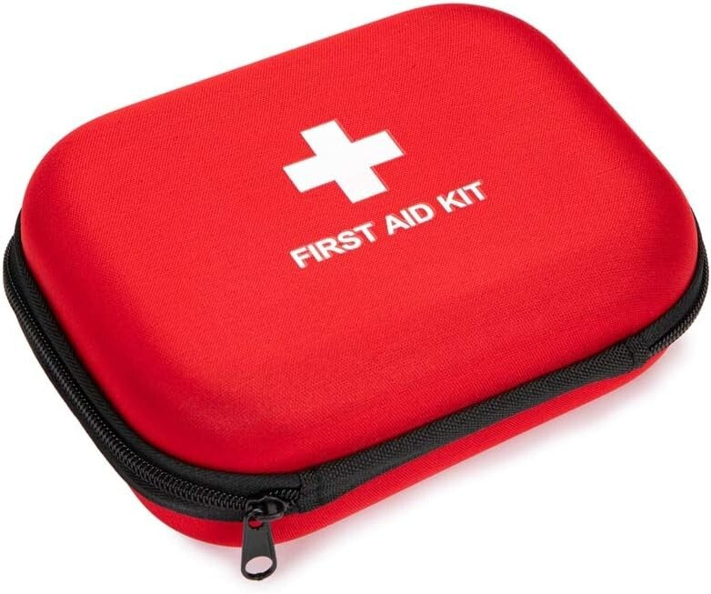 EVA Hard Red Medical Bag Round Emergency Responder Camping Outdoors