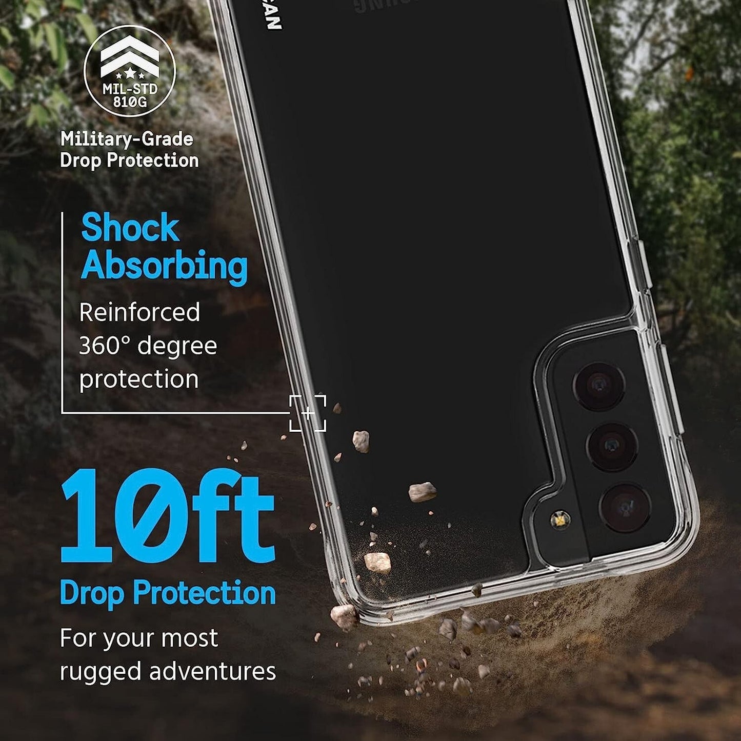 Samsung S21+ Pelican Protective Screen Protector Galaxy Clear
