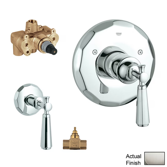 GROHE Brushed Nickel 1-Handle Lever Shower Faucet Handle