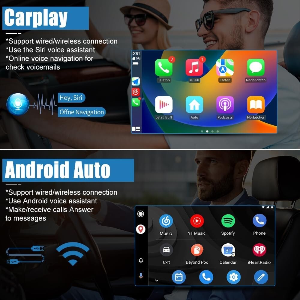 CRV 2012-2016 Honda CarPlay 10 Android 12 Stereo Radio Nav WiFi Bluetoo
