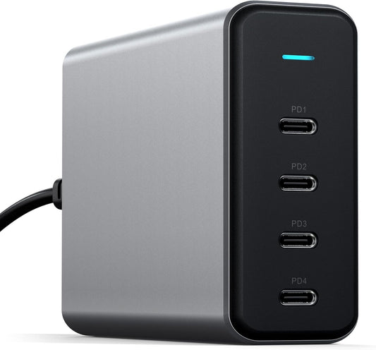 Satechi 4 Port GaN Charging Station 165W USB-C MacBook Pro Air  M3 M4 M5