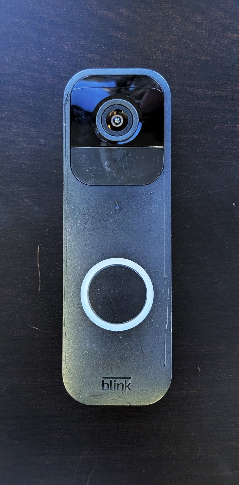 Blink 1st Gen Video Doorbell – Wired/Wire-Free, Alexa, HD Video, Black