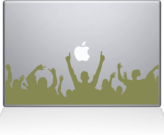Decal Guru Rock On Crowd MacBook Decal Vinyl Sticker 13 MacBook Pro