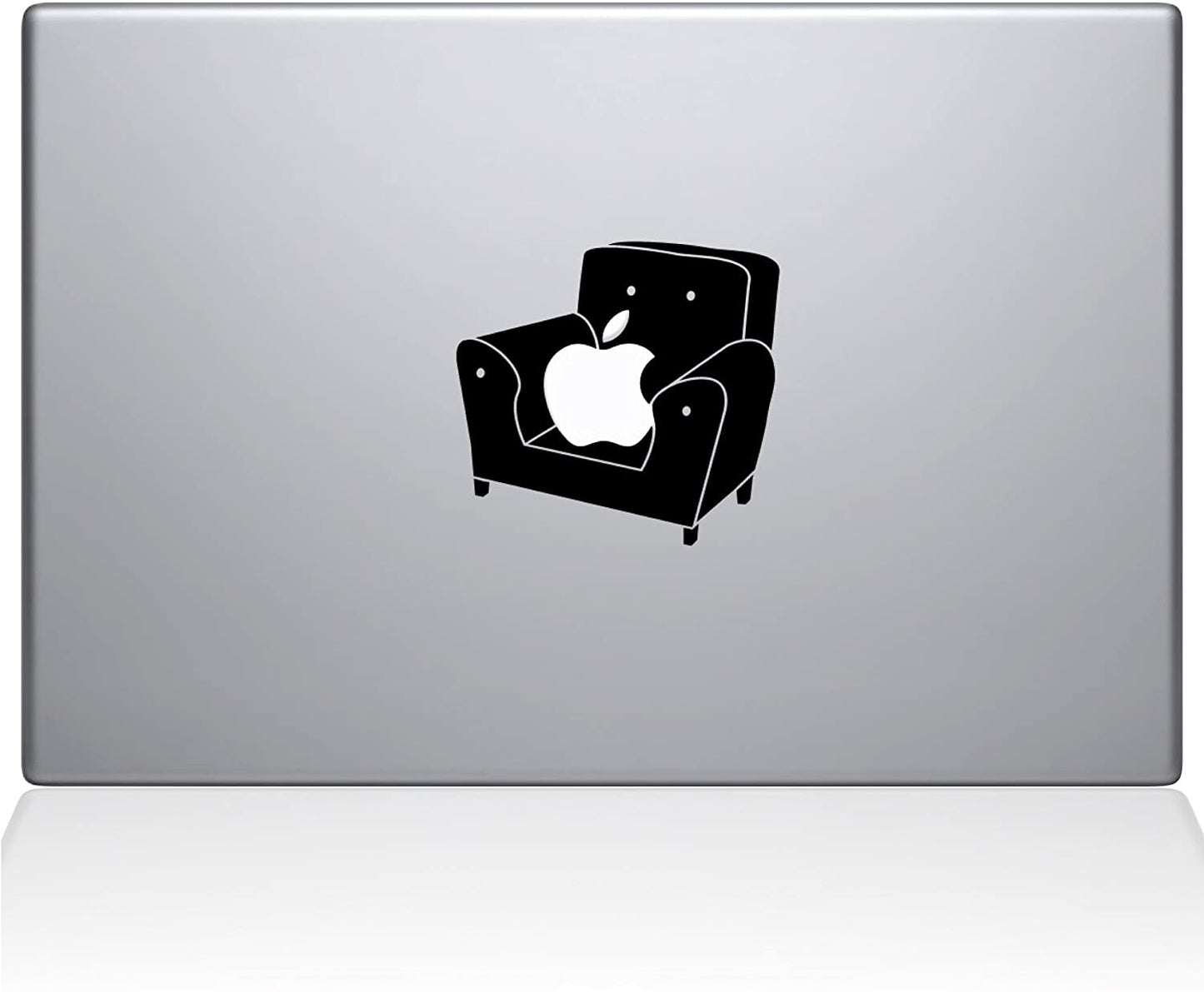 1043-MAC-13P-BLA Decal Guru Couch Vinyl Sticker 13 MacBook Pro