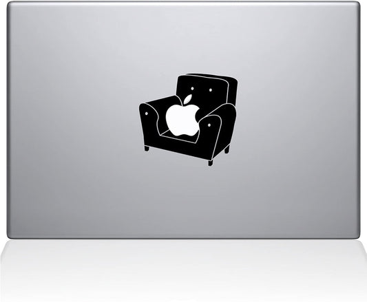 1043-MAC-13P-BLA Decal Guru Couch Vinyl Sticker 13 MacBook Pro