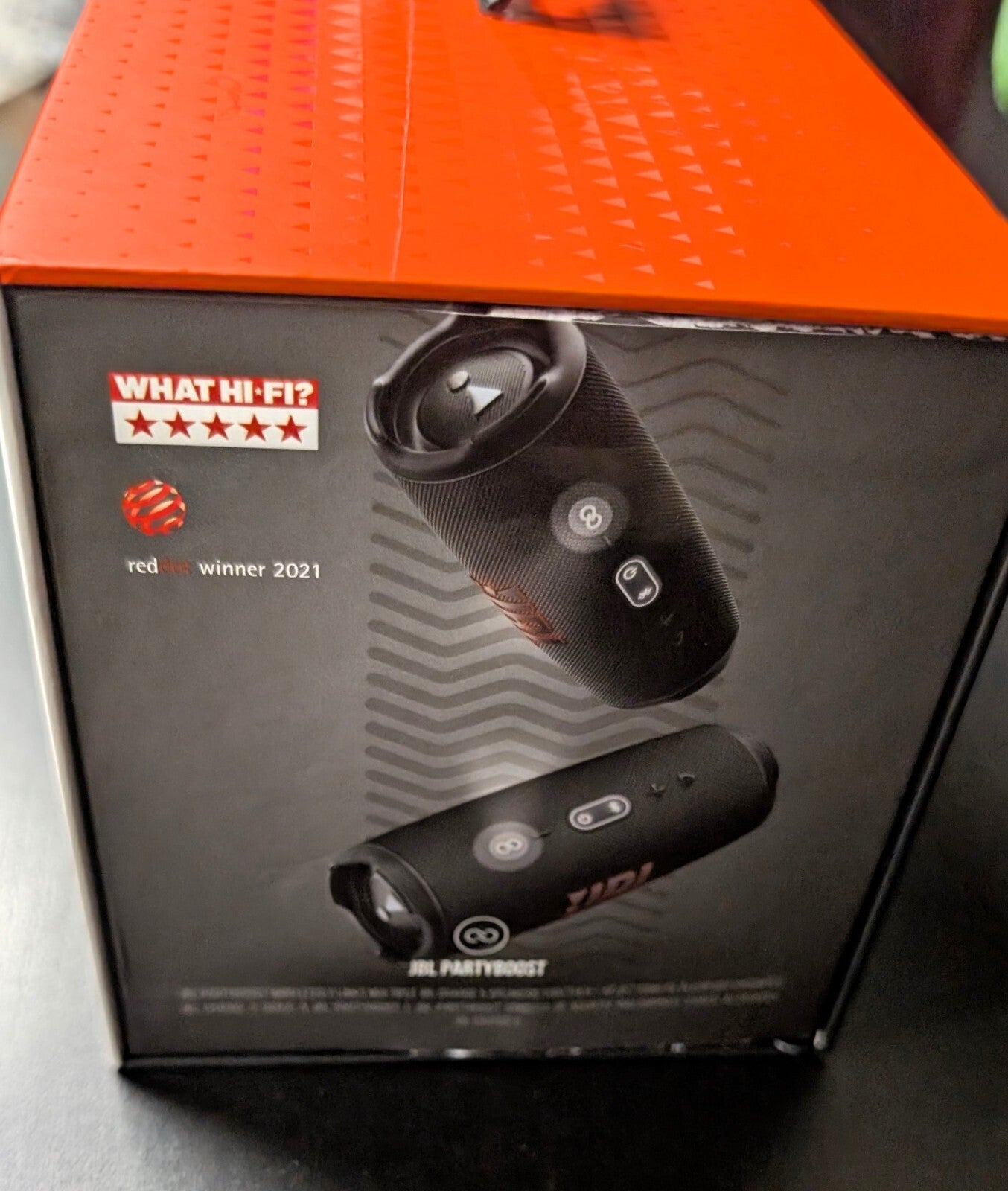 JBL Charge 5 Black Waterproof Bluetooth Speaker IP67 with Powerbank & PartyBoost