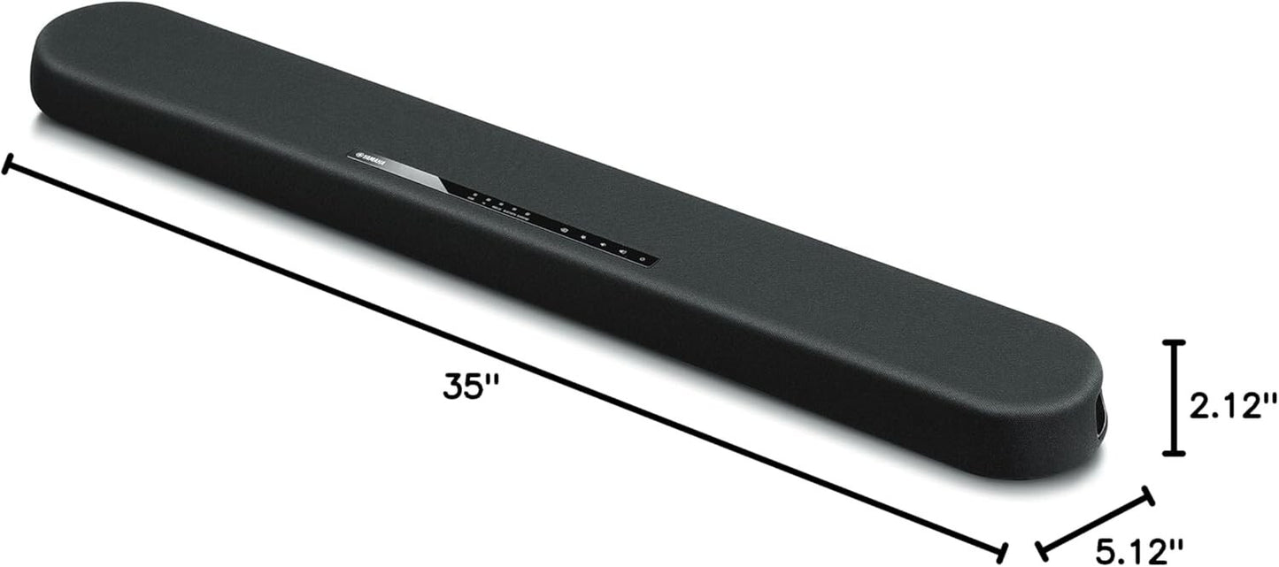 ATS-1080 DTS Yamaha Sound Bar w Builtin Subwoofers Bluetooth VirtualX