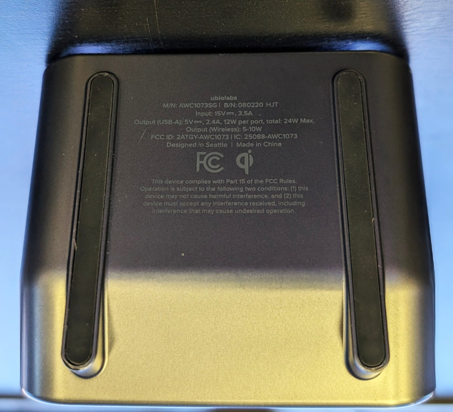 AWC1073 OEM Ubiolabs universal wireless charging mobile phones