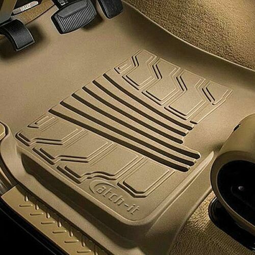 GMC 2007-2014 Acadia Lund CatchIt Vinyl 1st Row Tan Floor Liners